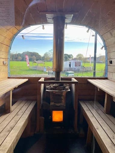 Suvi Sauna at Clevedon Marine Lake