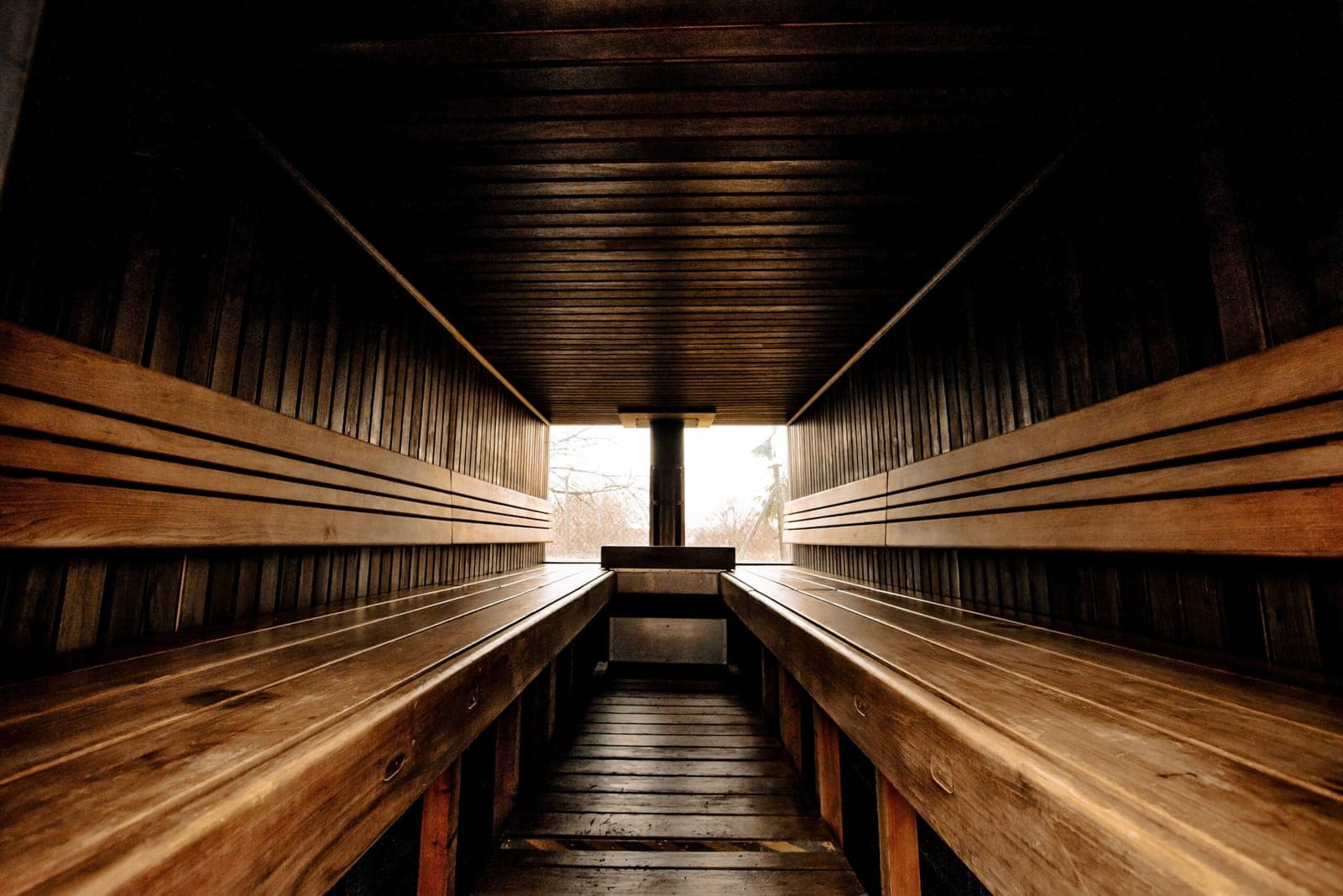 Inside a Bristol community sauna