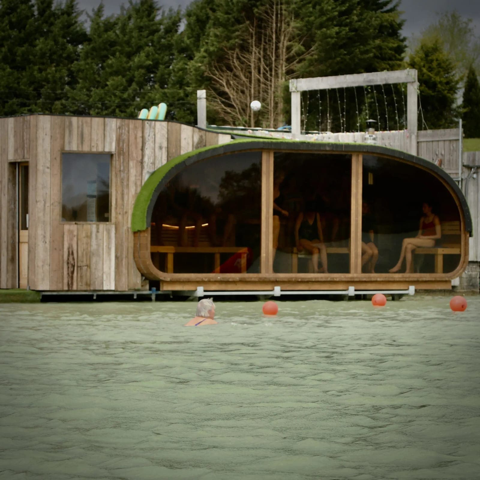 West Country Water Park Floating Sauna photo 3
